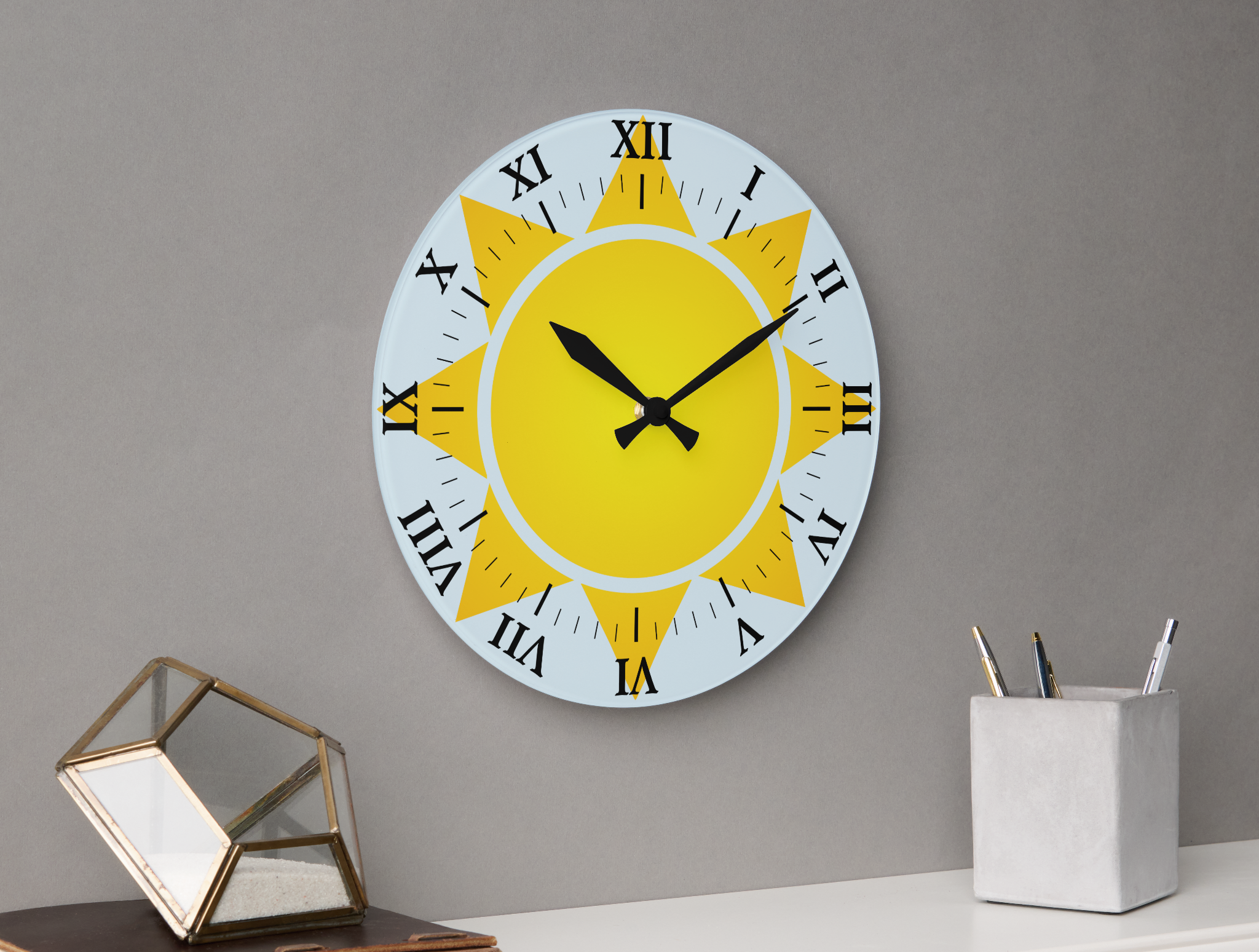 New Gradient Sun Clocks - Badeesie Designs